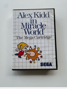 Alex Kidd in Miracle World (Sega Master, 1986) No Manual - Tested